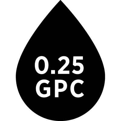 GPC 0.25 or less