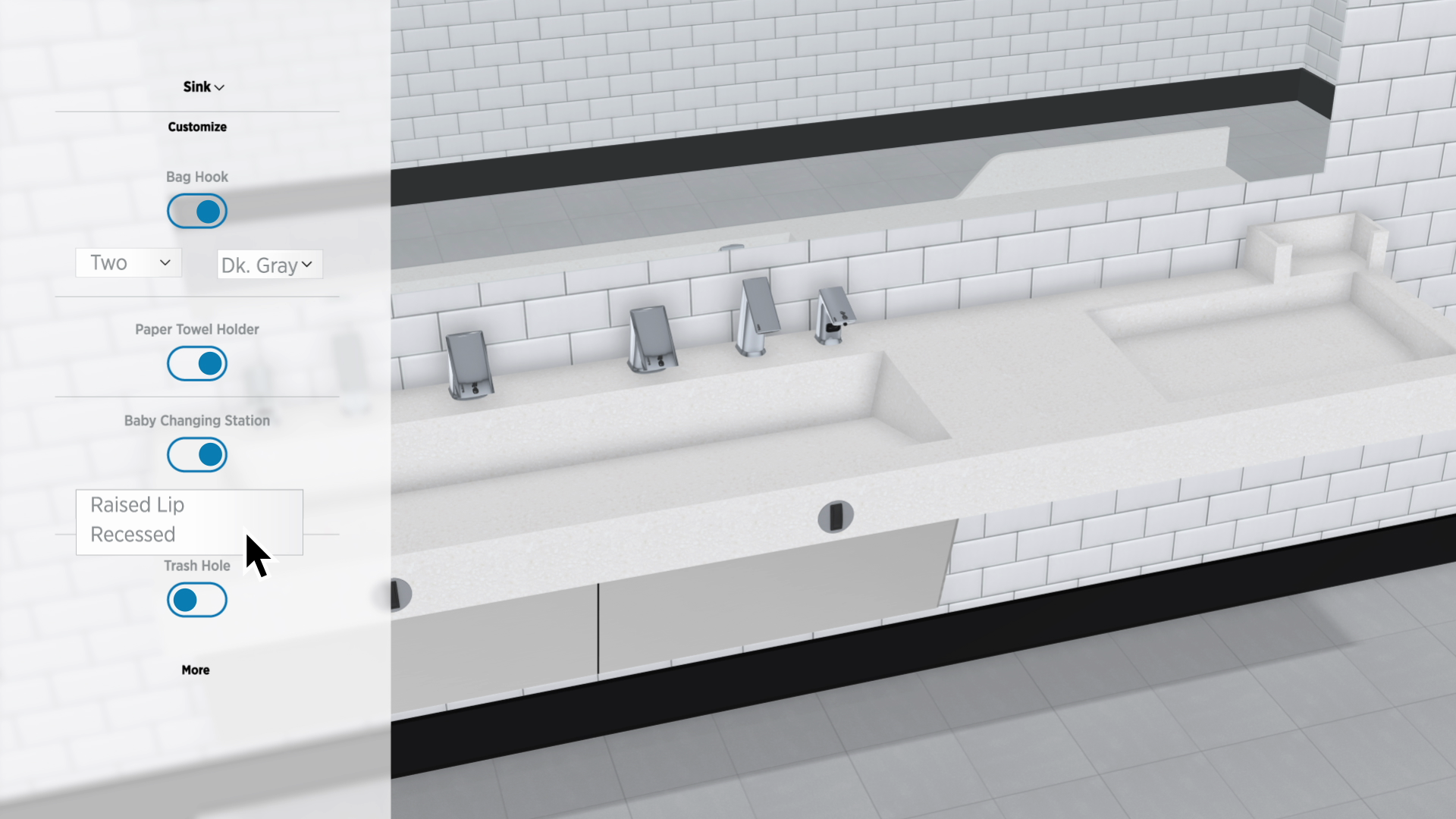 Sloan Sink Configurator 4