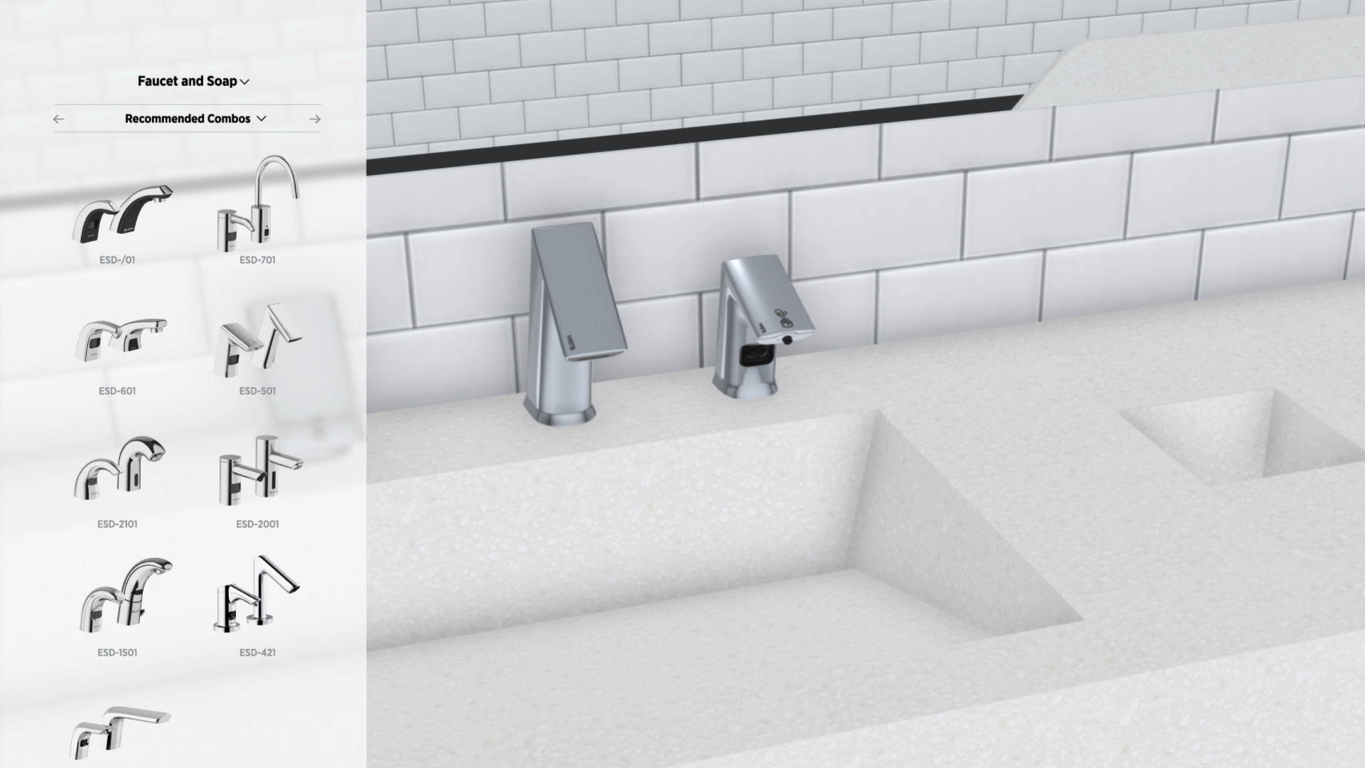 Sloan Sink Configurator 5