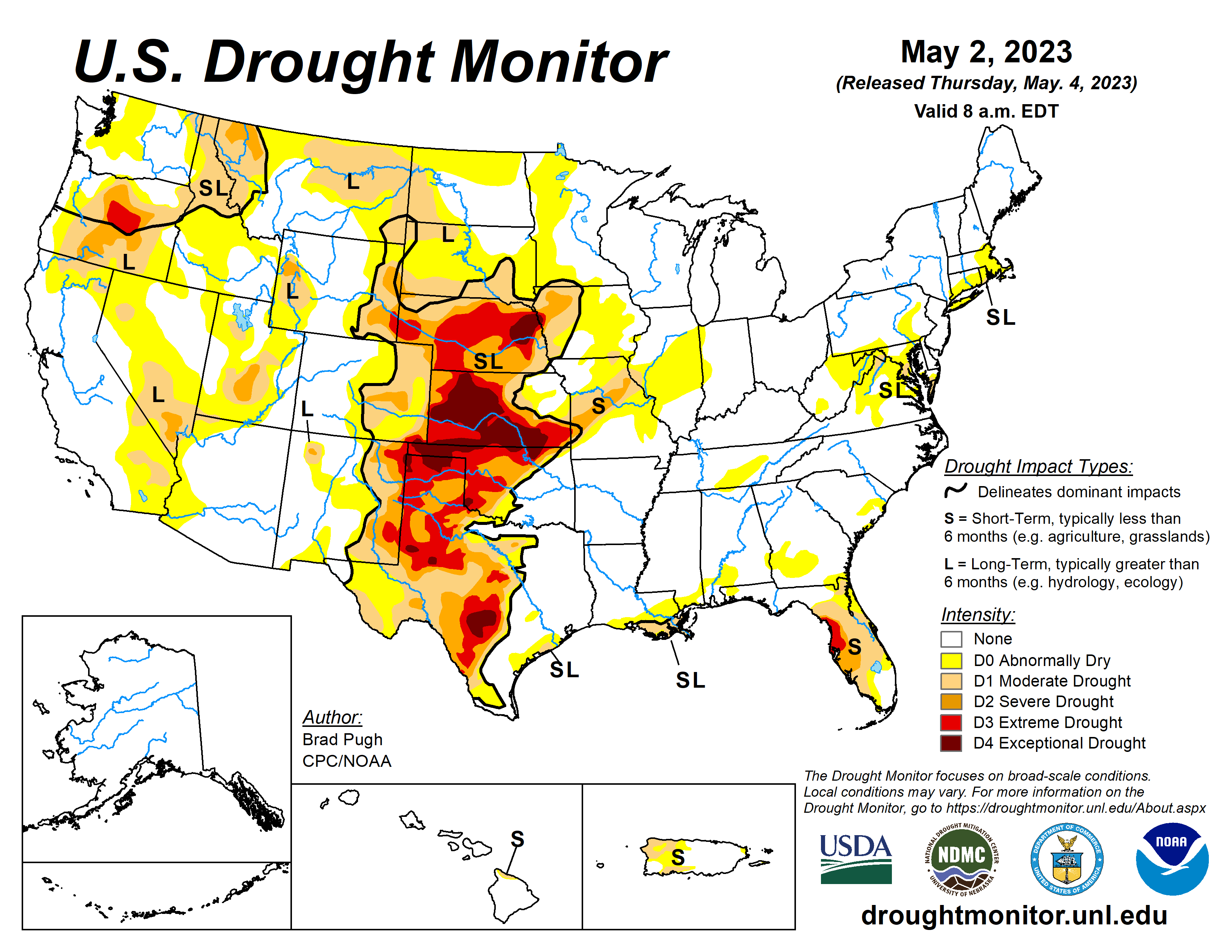US Drought Map 2023