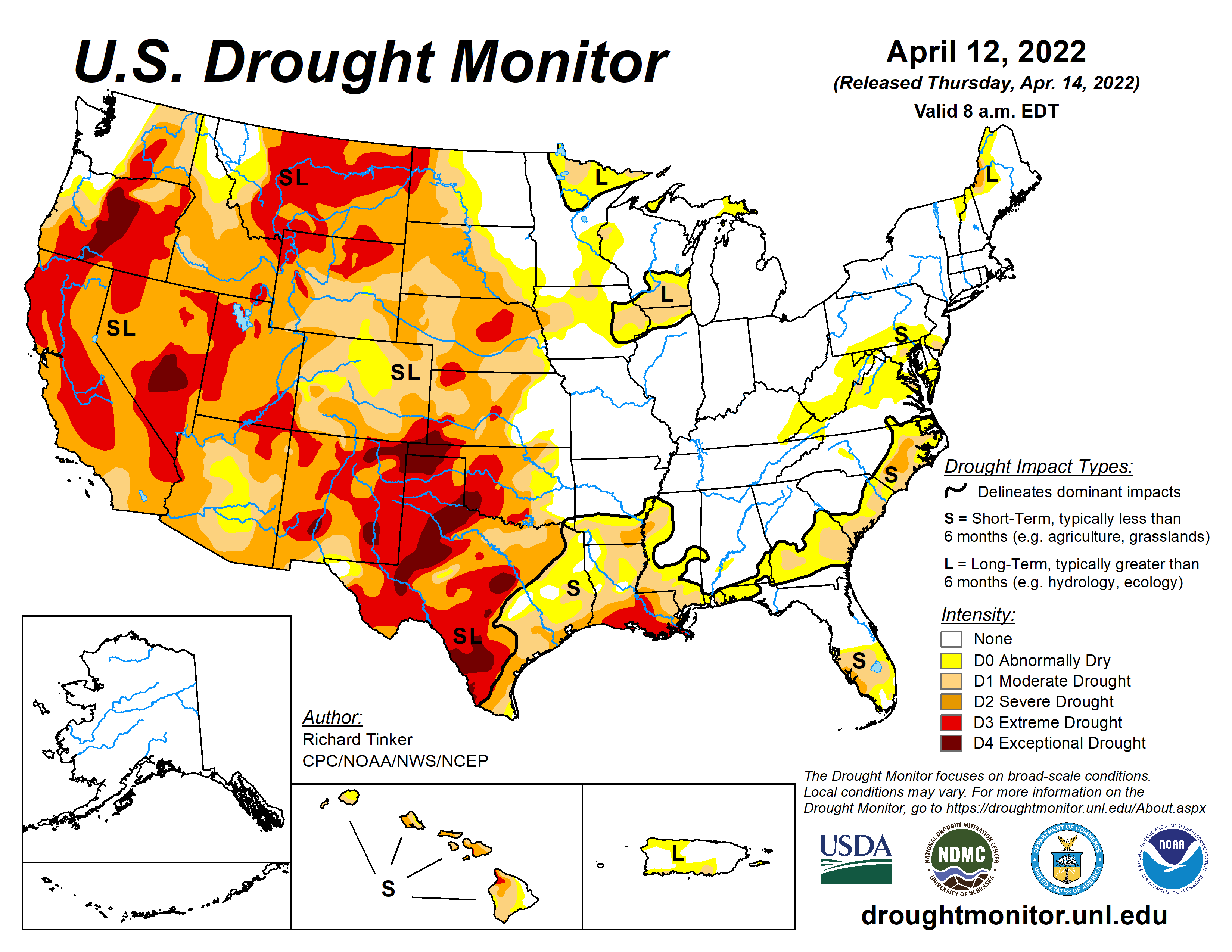 US Drought Map 2022