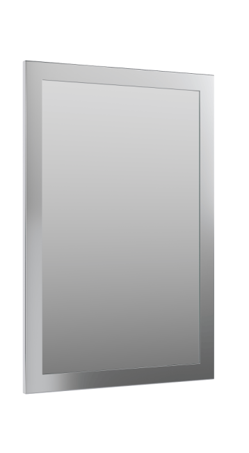 MF Wide Frame Mirror in Polished Chrome